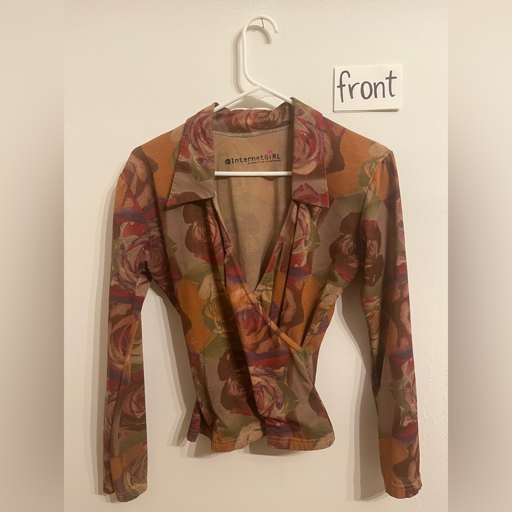 Vintage flower blouse